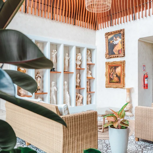 Sala de espera Hotel Rio Guayas