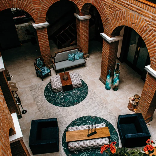 Sala de espera Hotel Cruz del Vado